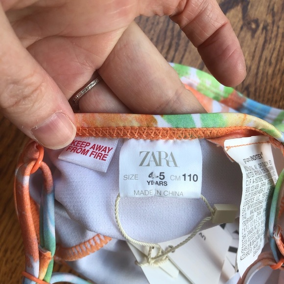 NEW Zara Tie Dye Swimsuit - Picture 6 of 6